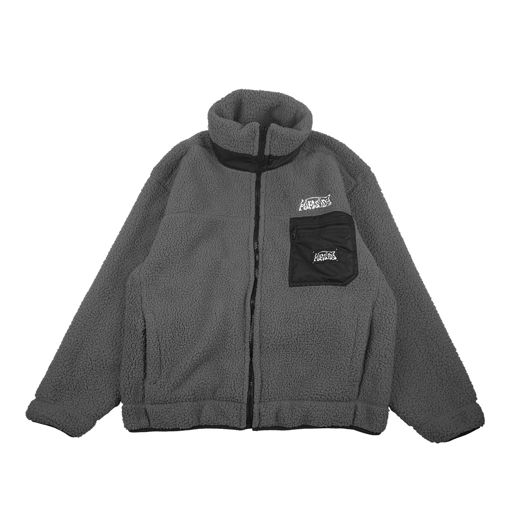 Himside  - Loghi Grey Sherpa Jacket