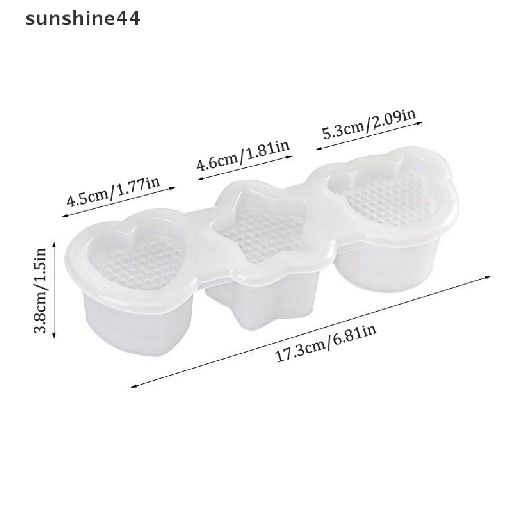 Sunshine 1Pc Cartoon Shape Rice Ball Set Sushi Mold Bento Stamper Kitchen Accessories ID