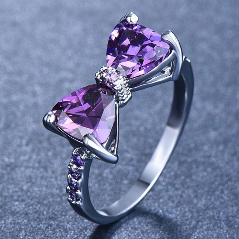 Wanita Cincin925 Sterling Silver Ikatan Simpul Topaz Rings Gadis Harian Kasual Pesta Batu Permata Rings Perhiasan Hadiah