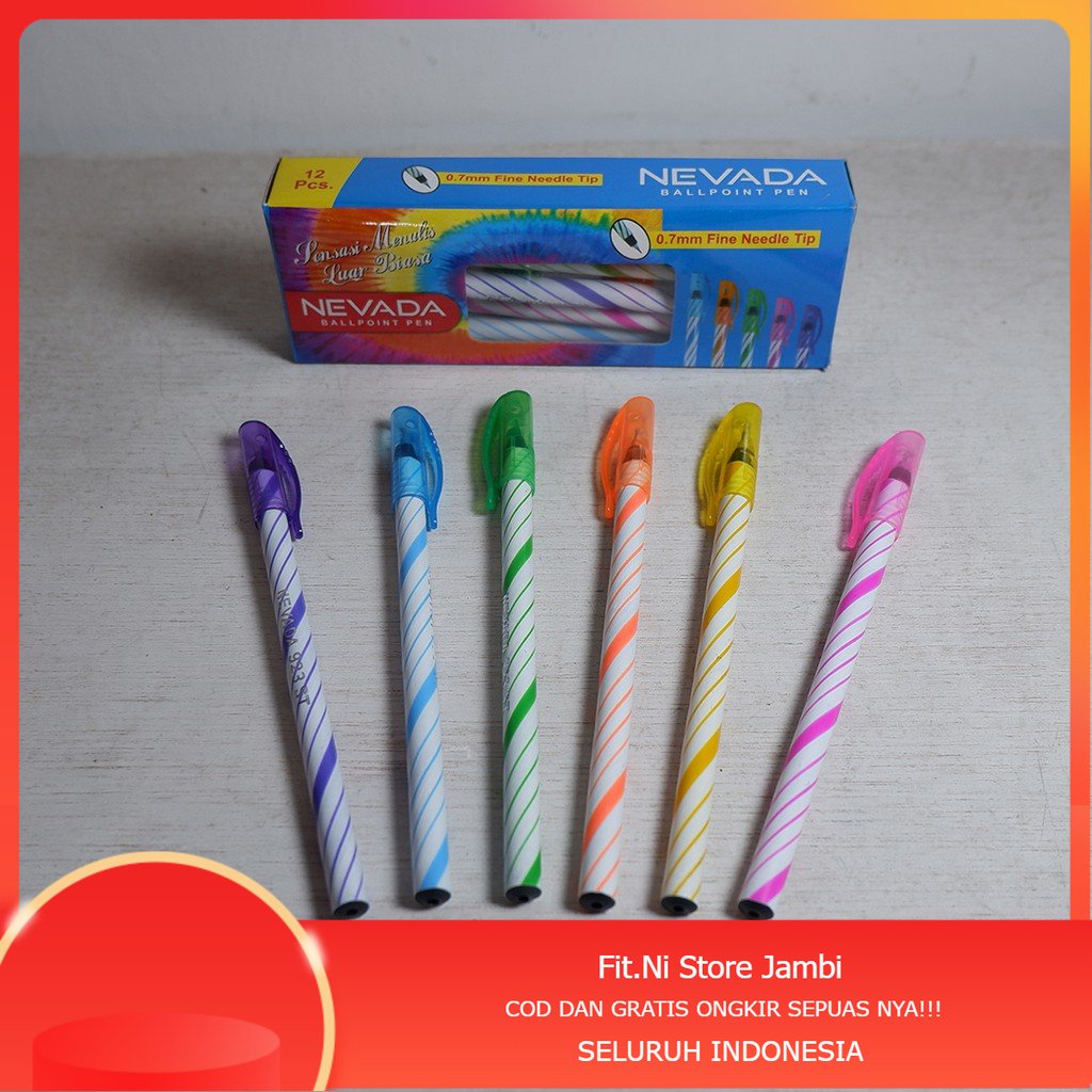 

Pulpen Needle 0,7mm Warna Murah Nevada