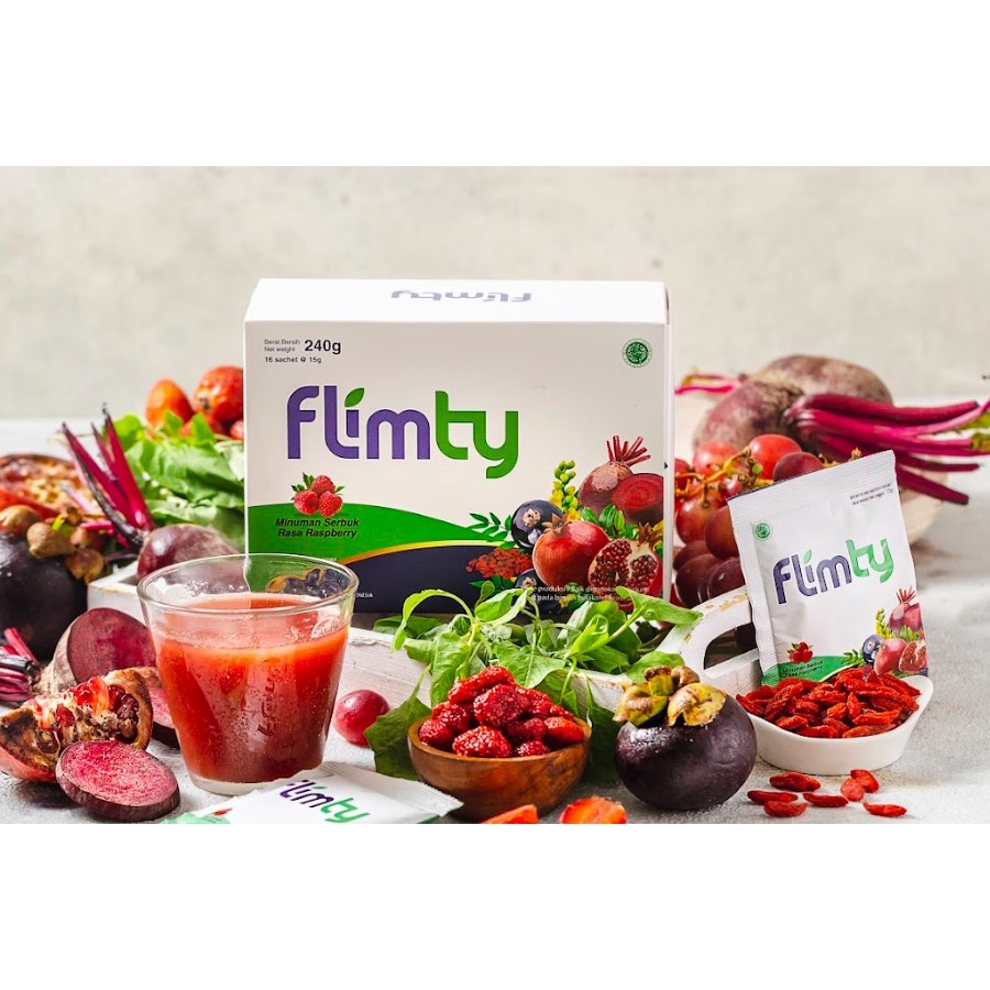 Flimty Fiber 1 Box (16 sachet) - Anti Oksidan Surabaya