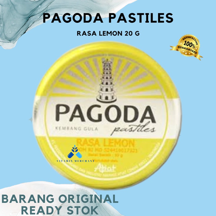 

Permen Pagoda pastiles LEMON 20 gram