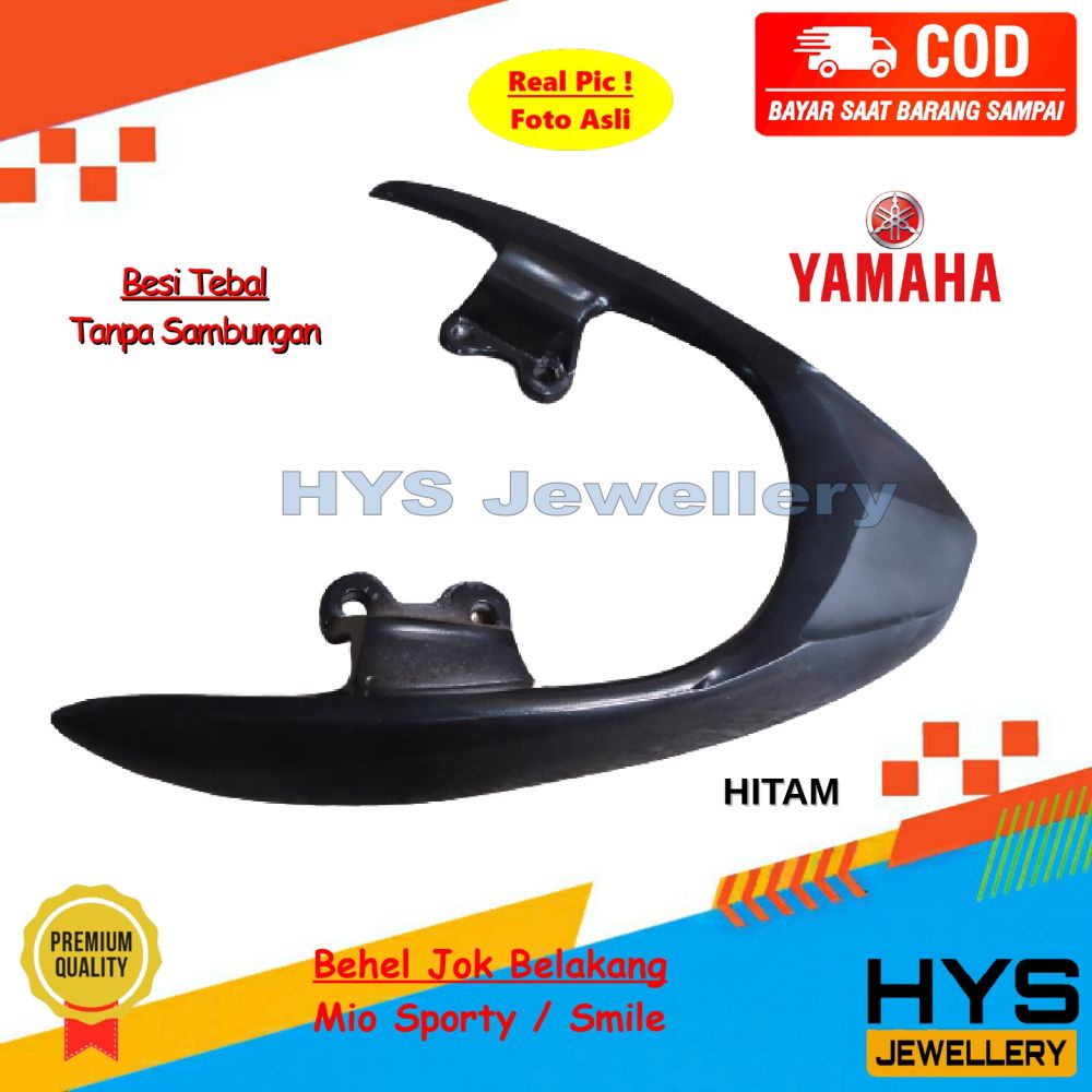 [COD] Behel Belakang Mio Sporty / Mio Smile Lama - Begel Planger Sandaran Jok Bahan Besi Tebal - Pro