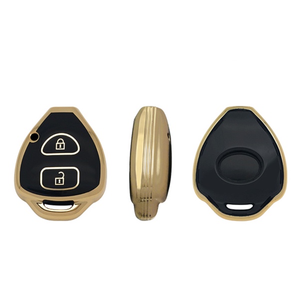 Untuk Toyota Hilux Revo Veloz rush Innova Yaris Raize Perodua Fortuner Silicone Car key Cover Pelindung Kunci Mobil Cas Keyless smart Entry Car Remote