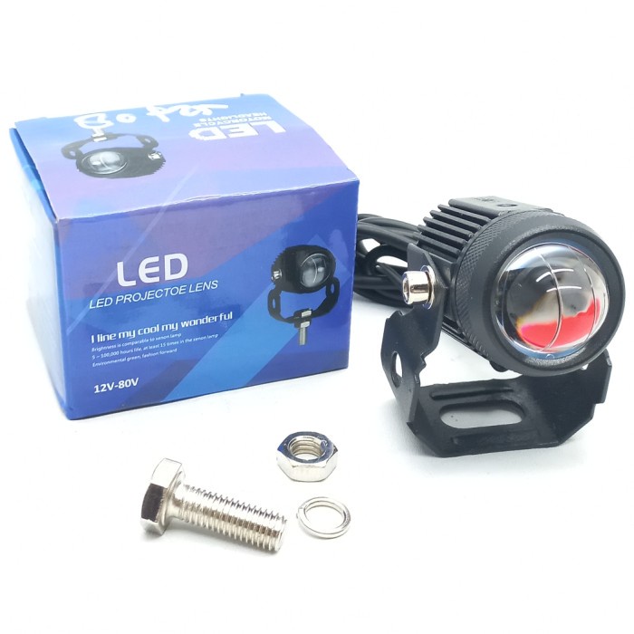 GMS Lampu Tembak D2 Mini Laser High Low Putih Kuning 12V-80Volt 20Watt