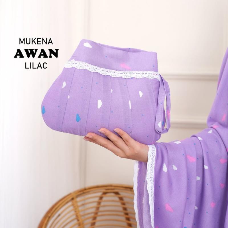 HOT PRODUCT MUKENA DEWASA ADEM MOTIF KARAKTER AWAN CANTIK LUCU BAHAN RAYON DINGIN MODEL ELEGAN