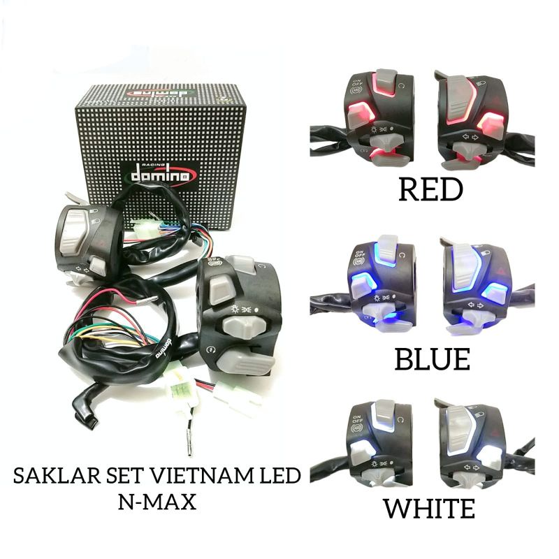 saklar holder LED Vietnam saklar set Vario 125 150 nmax PCX saklar Vario nmax PCX lampu led