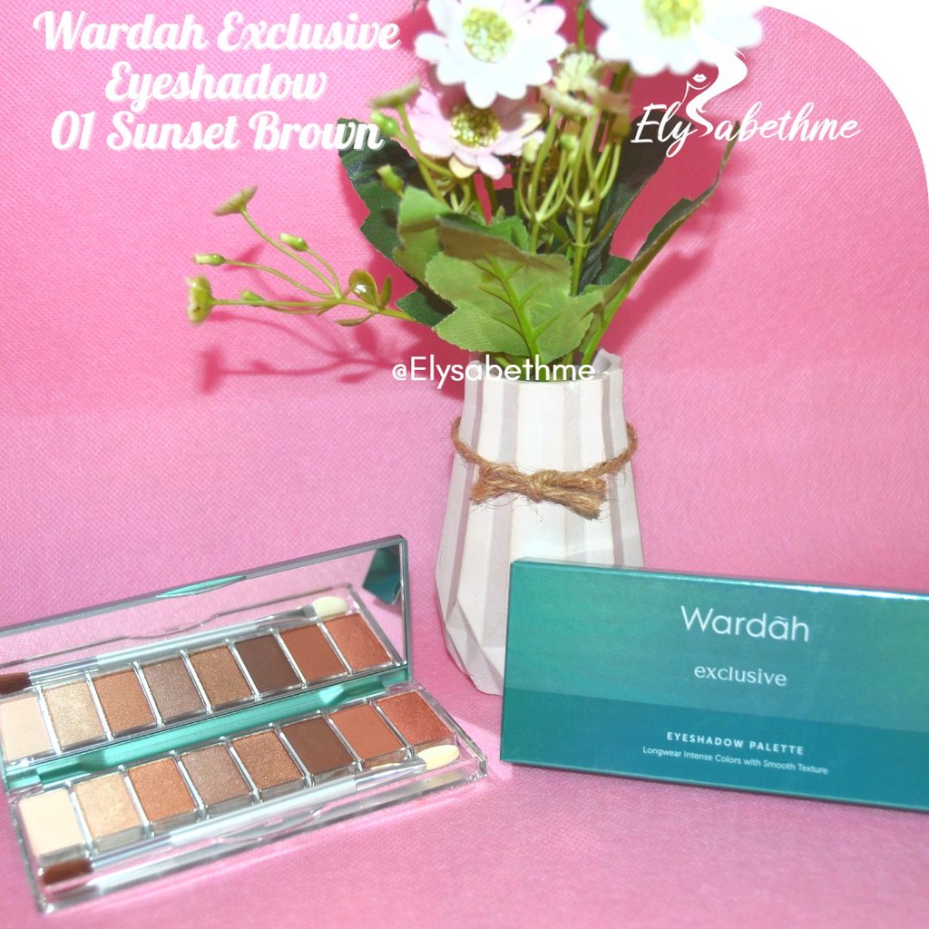 ✿ELYSABETHME✿ Wardah Exclusive Eyeshadow Pallette perona mata berwarna tahan lama anti luntur