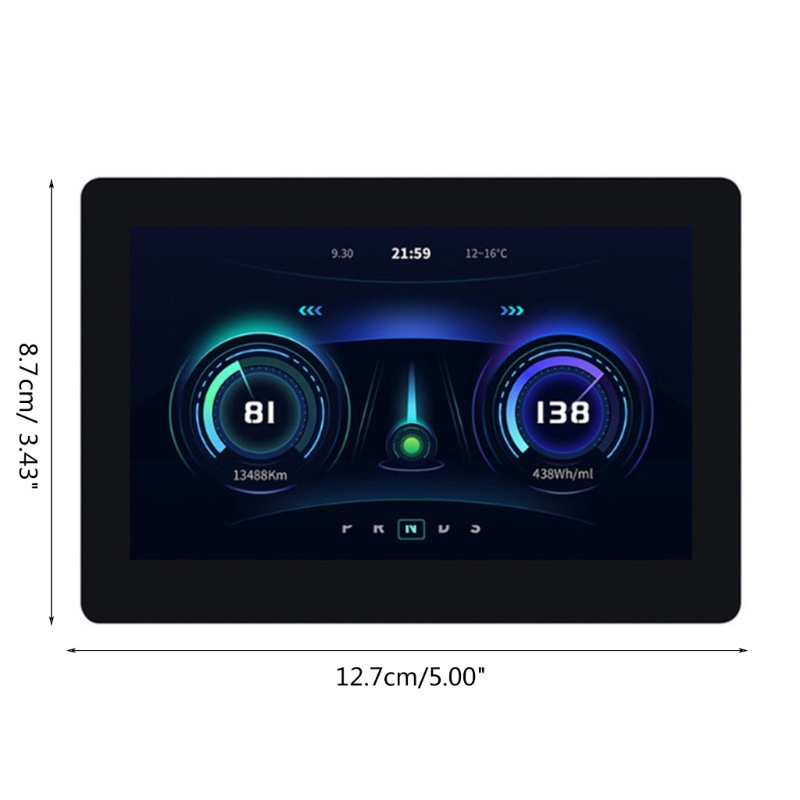 Zzz 50 5inch 800x480 IPS TFT MIPI DSI Multi-Touch Capacitive Touch Panel LCD Module Display Monitor Layar Untuk Raspber