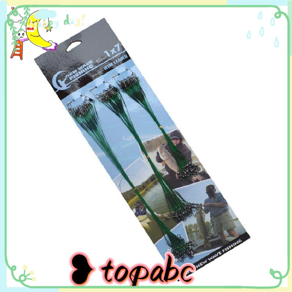 Top 20PCS Jejak Kawat Baja Mode Pike Kartu Berputar Tahan Lama