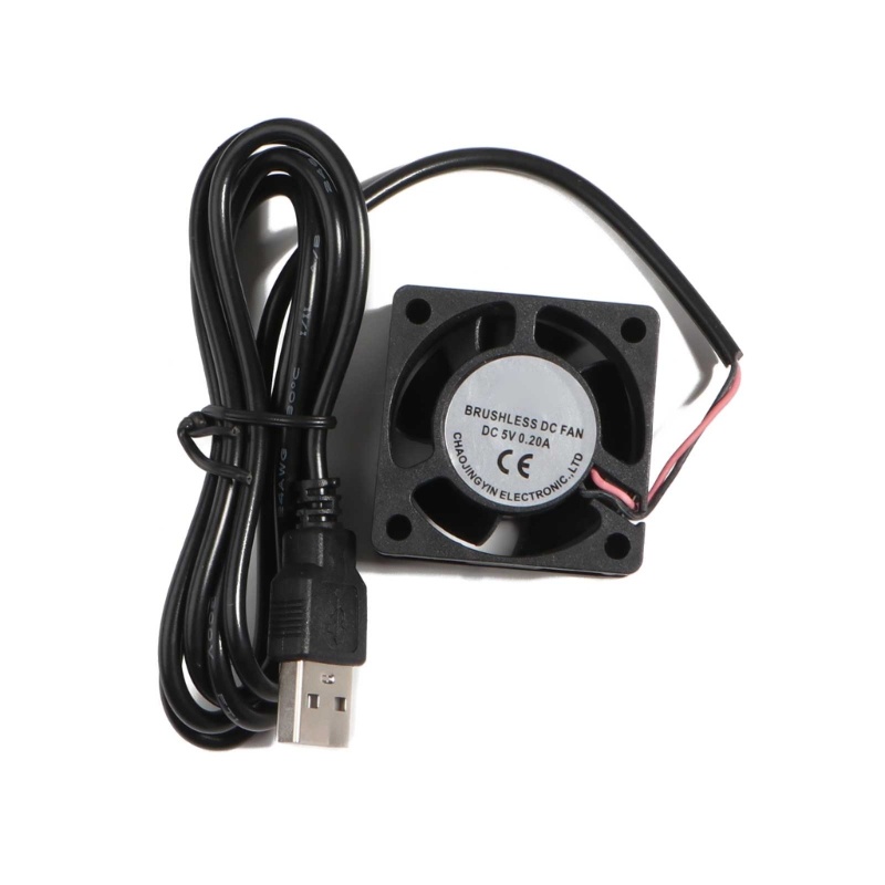 Zzz USB Fans CPU Cooling Radiator 5V 2Pin USB Fans Untuk Casing Komputer-Server Radiator 40x40mm Quiet 4500-5500RPM