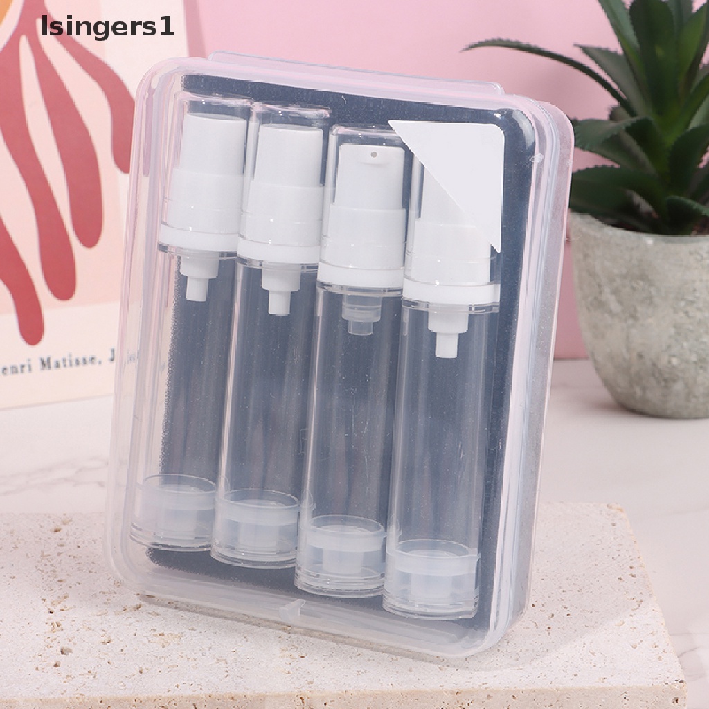 [lsingers1] 3/4pcs 5ml 10ml Portabel Travel Sub-Botol Set Plastik Lotion Botol Butik