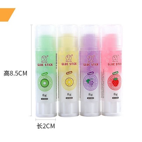 4pcs Lem Glue Stick Stik Kertas Putar Buah Buahan OSM-ST0241