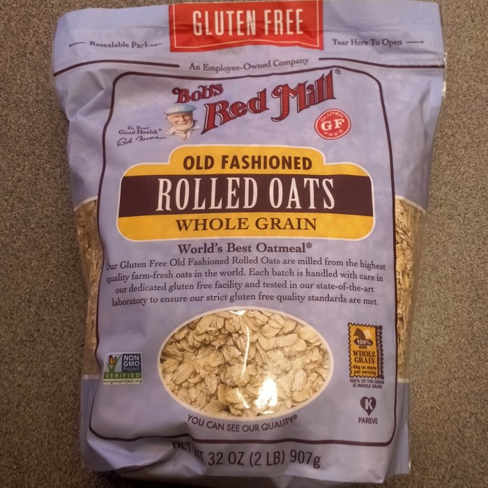 

[Ready Stock] bobs red mill gluten free rolled oats 907 gr
