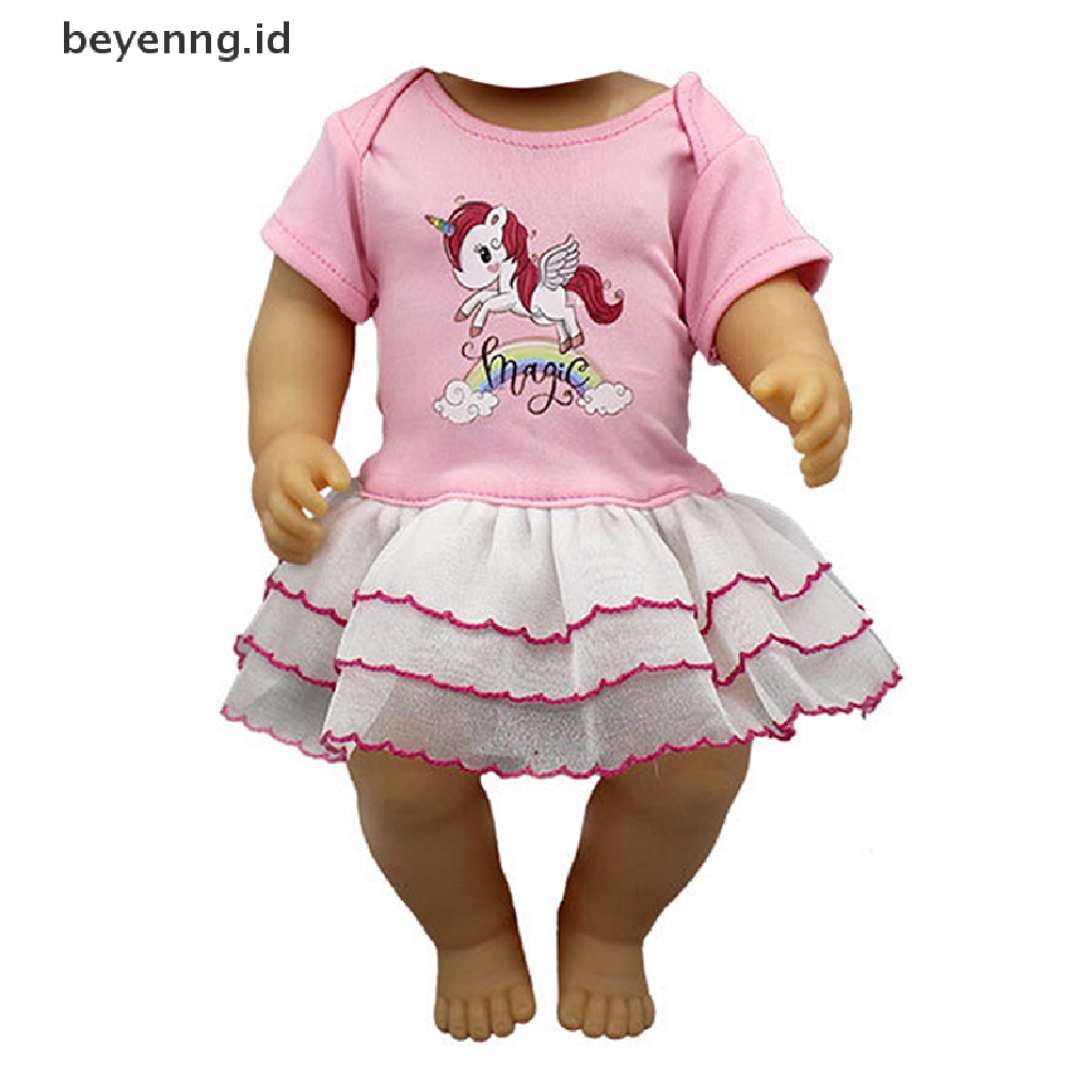 Beyen New Baju Boneka Sport Dress Muat 17inch 43cm Baju Boneka Born Baby Doll ID