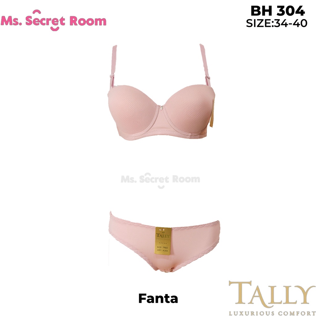 TALLY BRA BH SET 304 | ADA KAWAT | KAIT 2 | BUSA TIPIS | SIZE 34-40 Toko keanulova