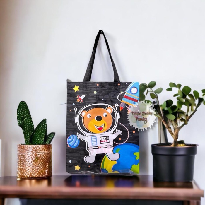 Tas Souvenir Ulang Tahun Anak /Goodie Bag / Tas Ulang Tahun Astronot M