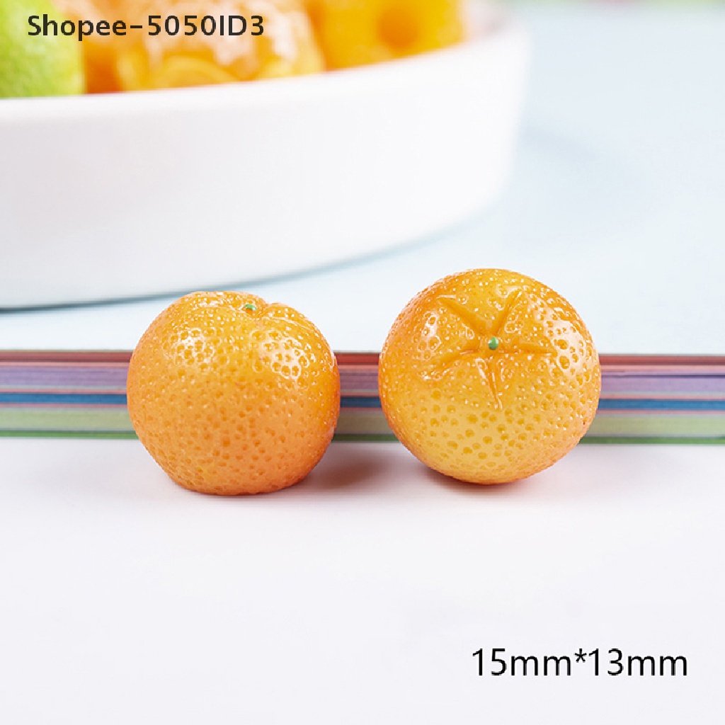 [HOT] 10pcs Mini 3D Buah Resin Scrapbooking DIY Perhiasan Craft Dekorasi [ID]