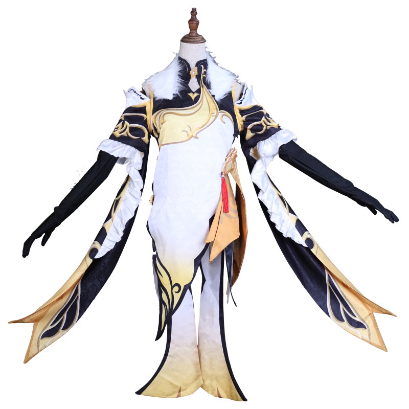 [Genshin Impact Game] Ningguang cospaly costume cos Liyue seven star game suit costume performance c