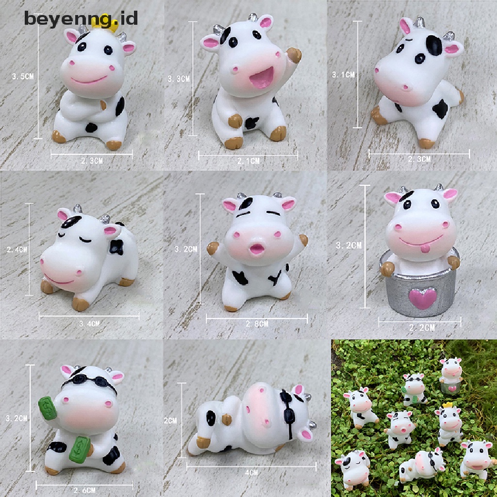 Beyen Year of the Ox Hiasan Taman Peri Miniatur DIY Dekorasi Pot Craft2021 ID