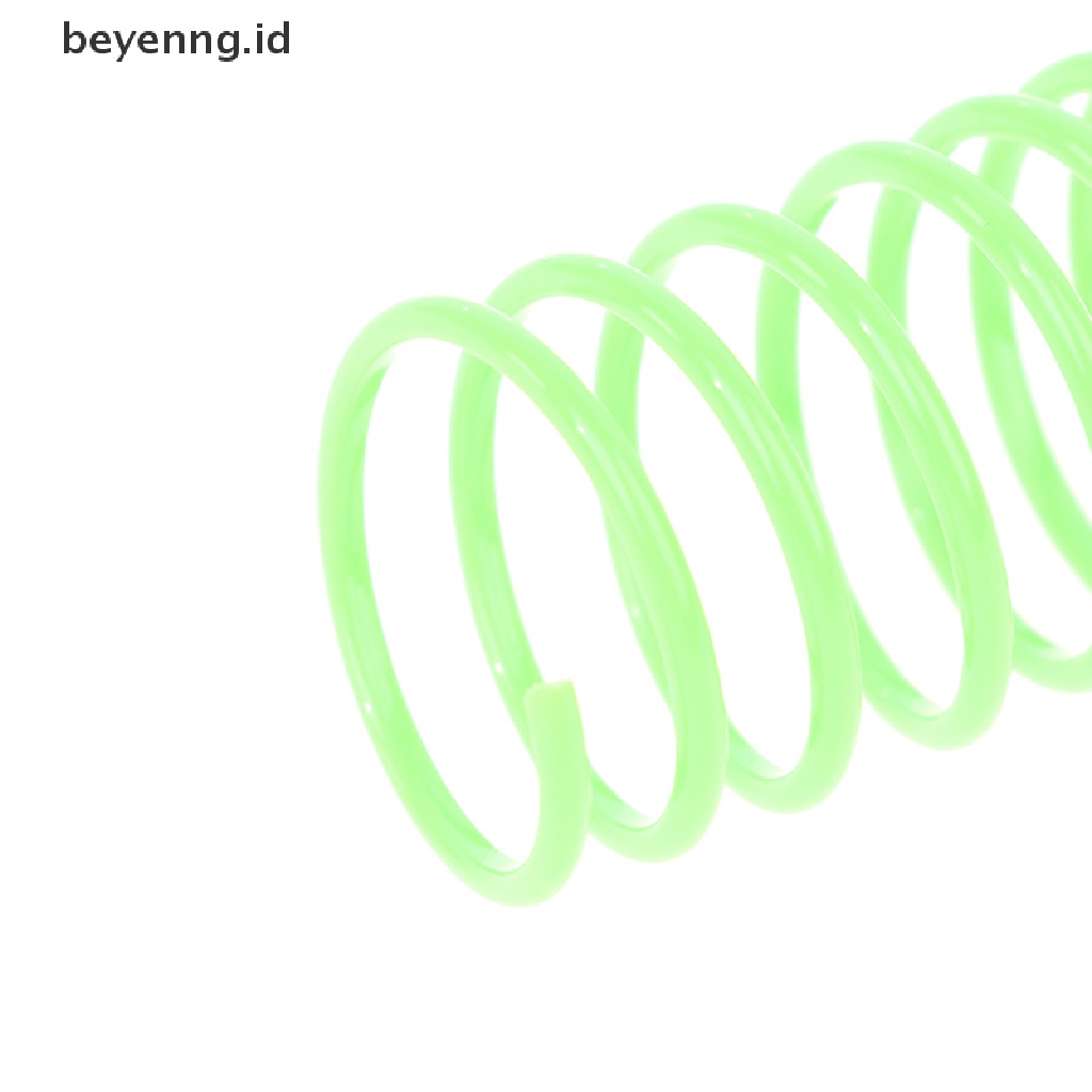Beyen 4Pcs Cat Spring Toy Plastic Colorful Coil Spiral Springs Pet Interactive Toys ID