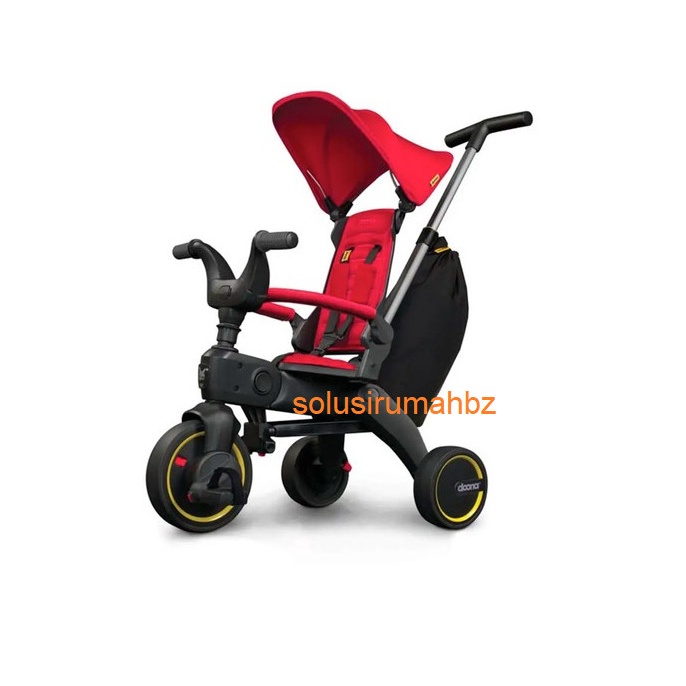 Doona Liki Trike S3 Sepeda Roda Tiga Lipat Anak Doona - flame red