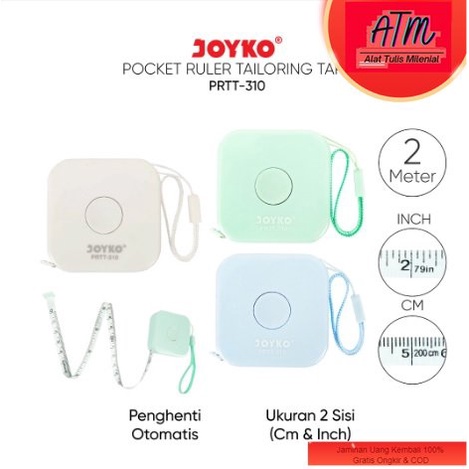 

Pocket Ruler Tailoring Tape Meteran Jahit Joyko PRTT-310 2 Meter