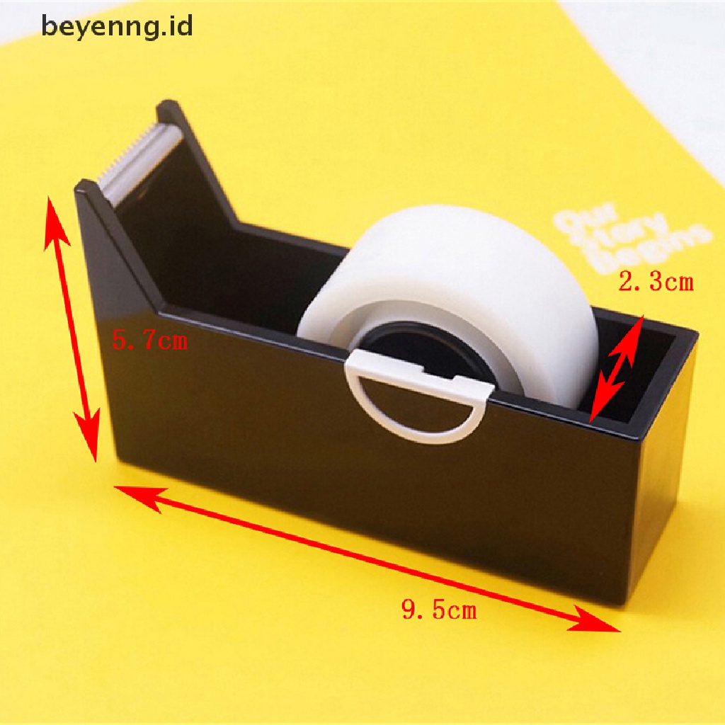 Beyen 1Pc Tempat Lakban Dengan Tape Cutter Perekat Tape Dispenser Organizer Kantor ID