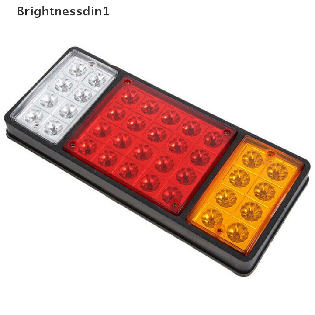 [Brightnessdin1] 12v 36LED Lampu Ekor Belakang Rem Stop Indikator Lampu Trailer Truk Van Caravan Butik