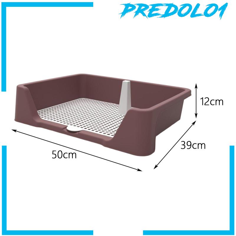[Predolo1] Dog Training Potty Tray Urinal Jaga Bersih Anti Cipratan Kotak Kotoran Anjing Kisi