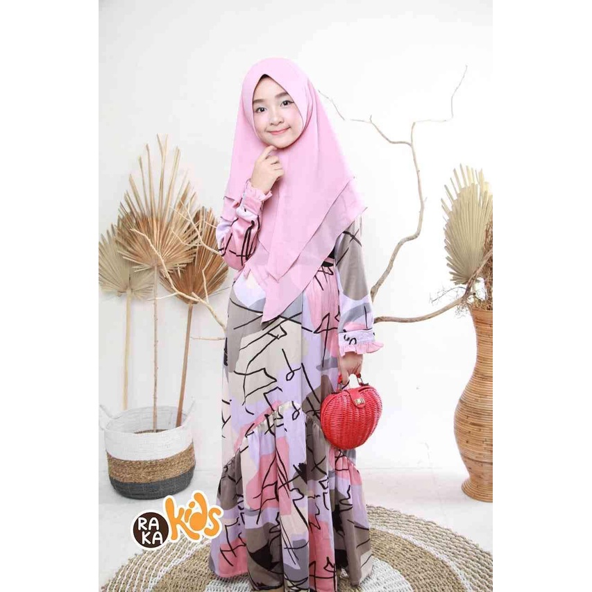 Rakakids - Gamis Lubna Pakaian Muslim Wanita