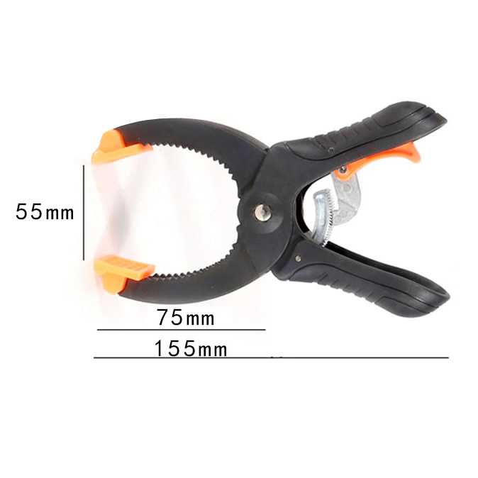 (BISA COD) FTIHSHP Ensunm Klip Jepit Papan Kayu Clamp Strong Wood Carpenter 6 Inch - S826