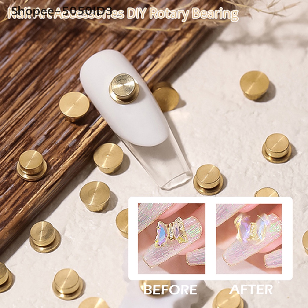[HOT] 5/10pcs Manicure Rotag Aksesoris Perhiasan Kartun Universal Rotag [ID]