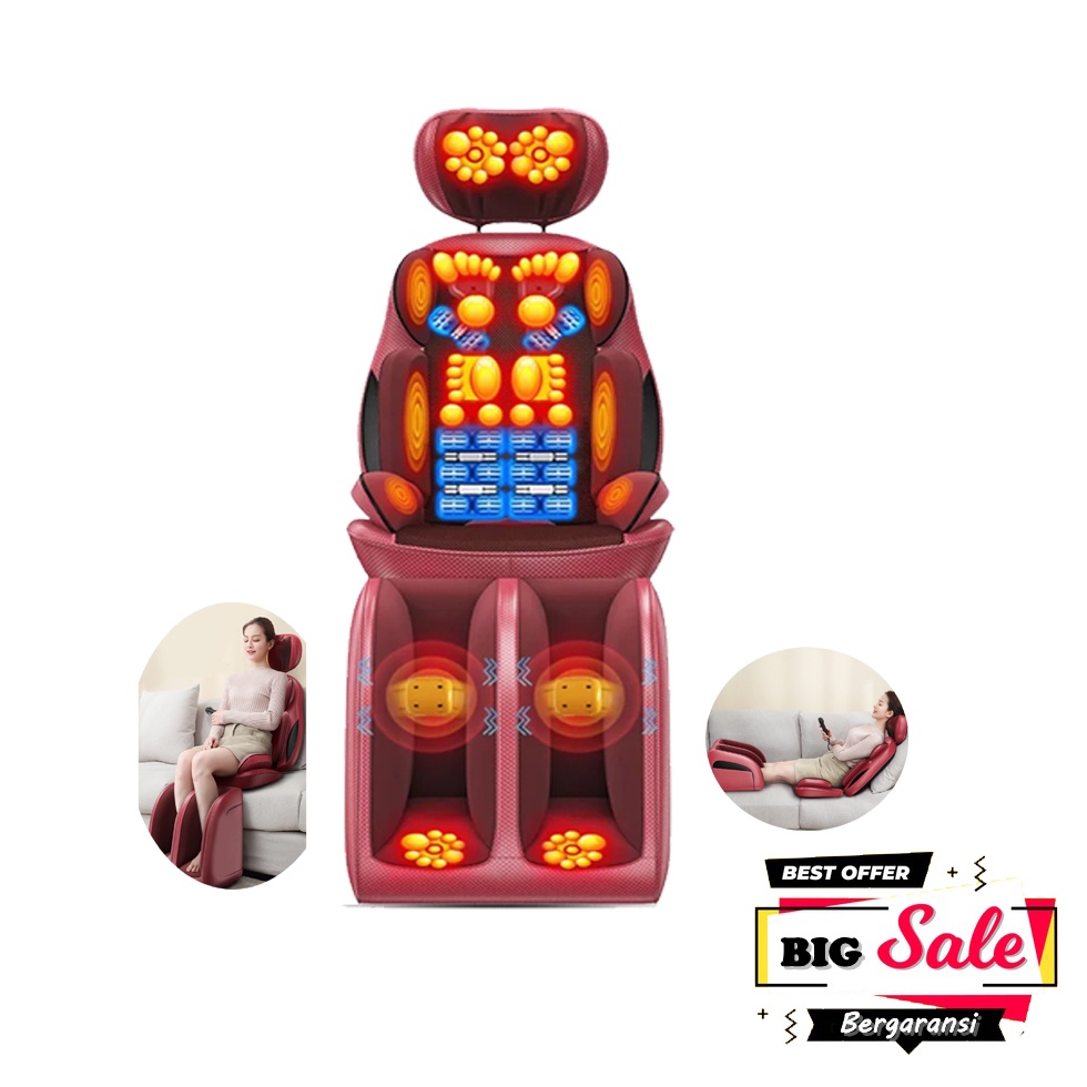 Alat Pemijat / Kursi Pijat / Alat Pijat Tubuh Portable/ Pijat Elektrik / Pijat punggung / Pijat Kaki