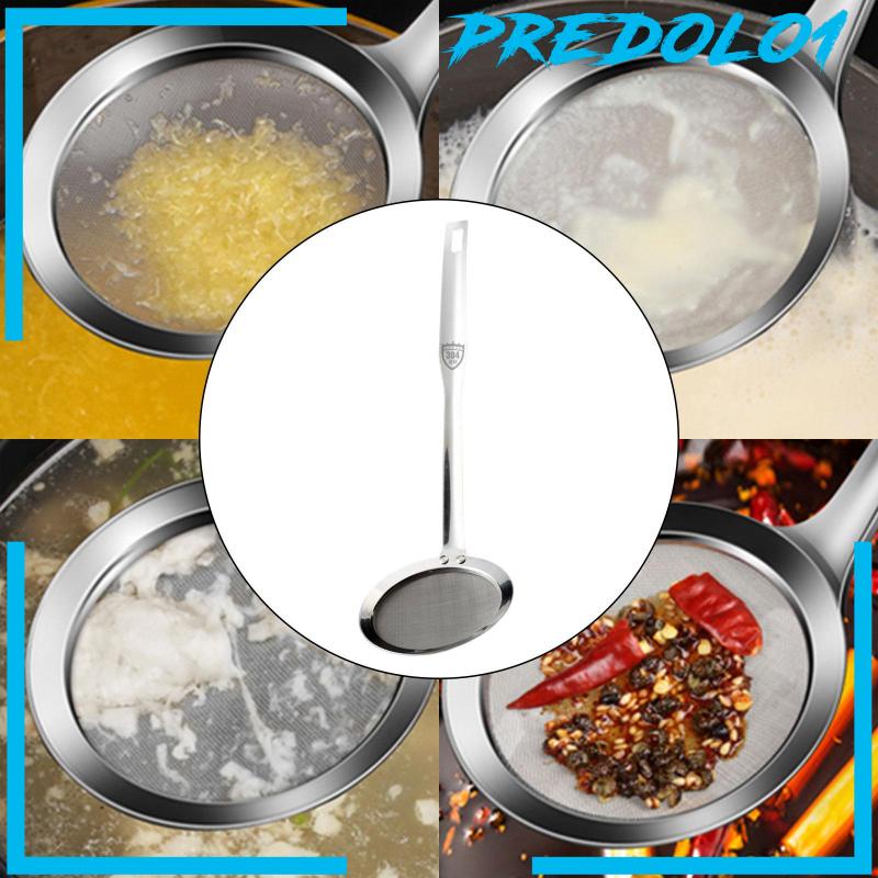 [Predolo1] Hot Pot Skimmer Cooking Strainer Saringan Datar80Mesh Untuk Penggorengan Tepung