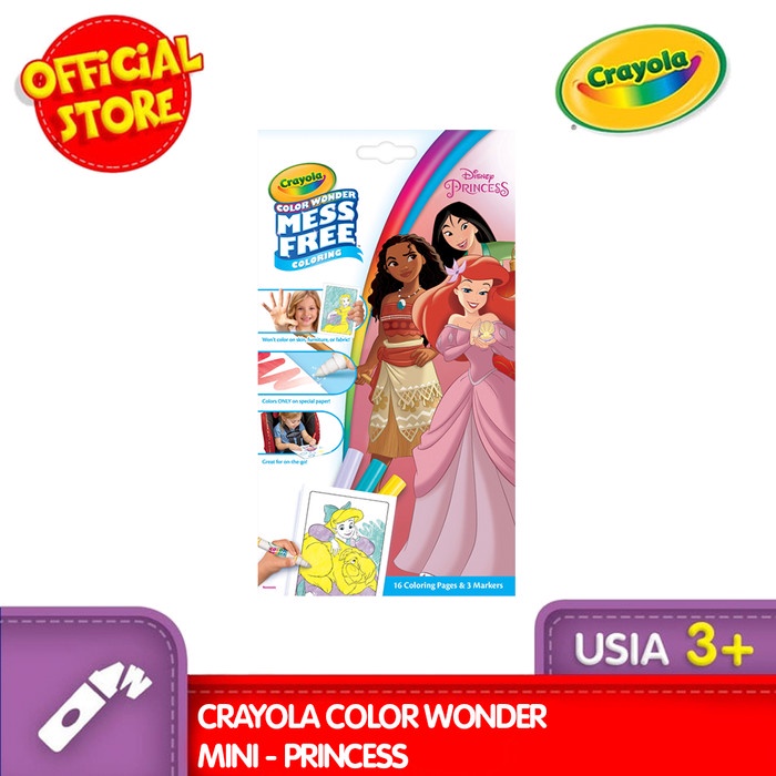 

PRODUK TERLARIS !!! CRAYOLA Color Wonder Mini - Princess