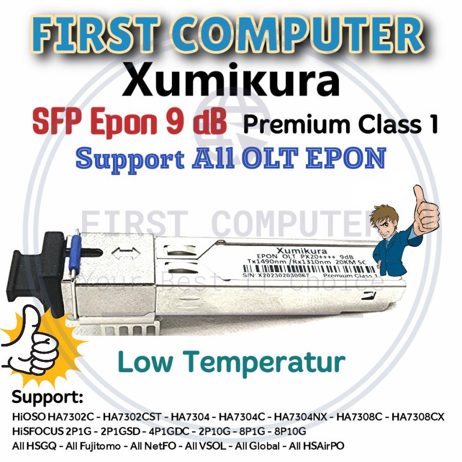 SFP Epon 9dB Xumikura [ Support Hioso 2 Port ]