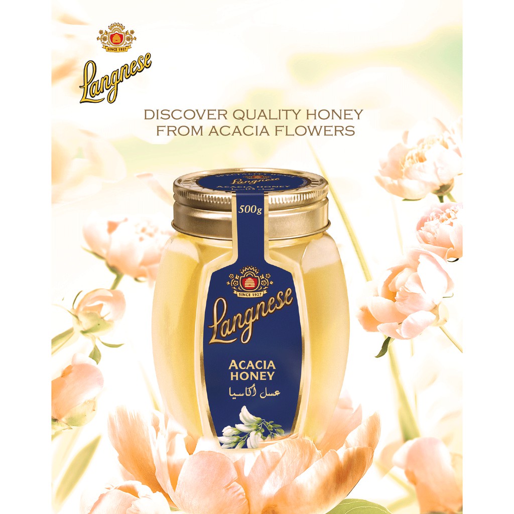 Langnese Acacia Honey 500 gr - Madu Akasia