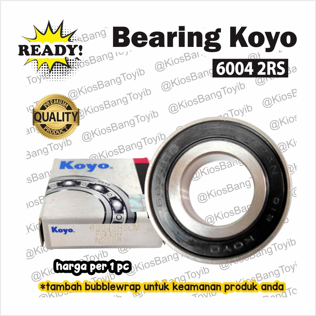 Bearing Laher 6004 2RS As Roda Belakang Yamaha MIO ORI JAPAN (KOYO)