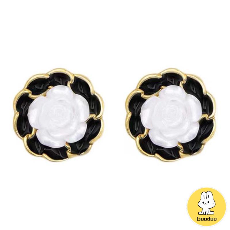 Anting S925 Desain Perak Temperamen Serbaguna Geometris Fashion Sederhana -Doo