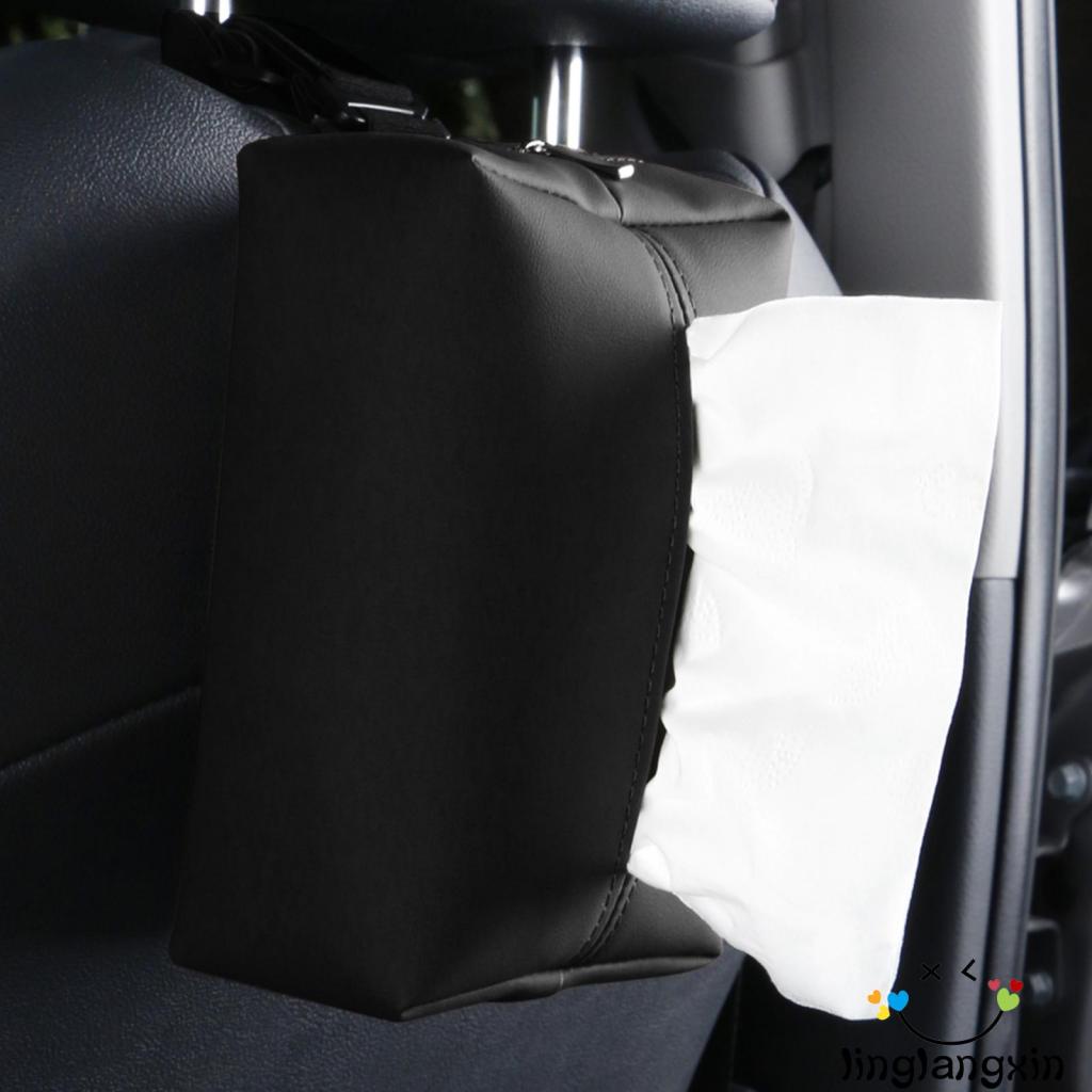 Llx-tempat Kotak Tisu Mobil, Tas Kertas Sandaran Tangan Sandaran Dudukan Gantung Universal Paper Towel Zipper Bag