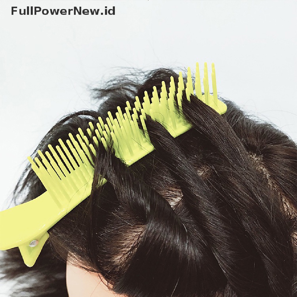 Power 2Pcs Grip Rambut Profesional Hairdressing Sectioning Cutg Klem Klip Sisir ID