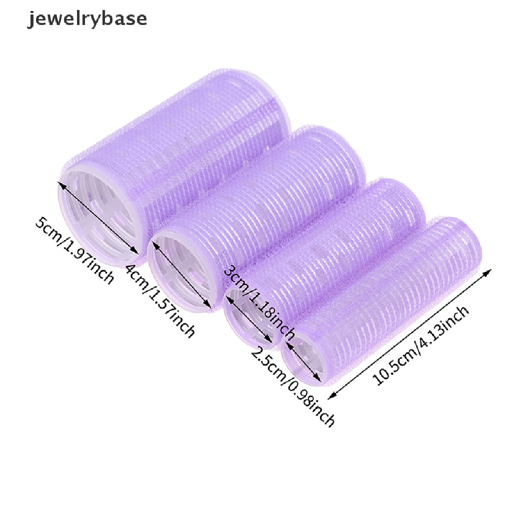 [jewelrybase] 4pcs Poni Penjepit Rambut Klip Roller Gelombang Curl Air Bangs Hairstyle DIY Salon Butik