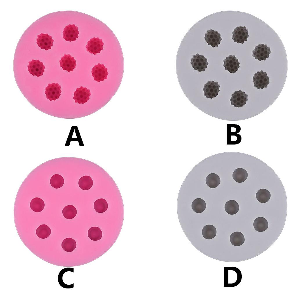 Diy Silikon Fondant Cetakan Blueberry Raspberry Strawberry Simulasi Buah Kue Cokelat Biskuit Lilin Cetakan Dekorasi
