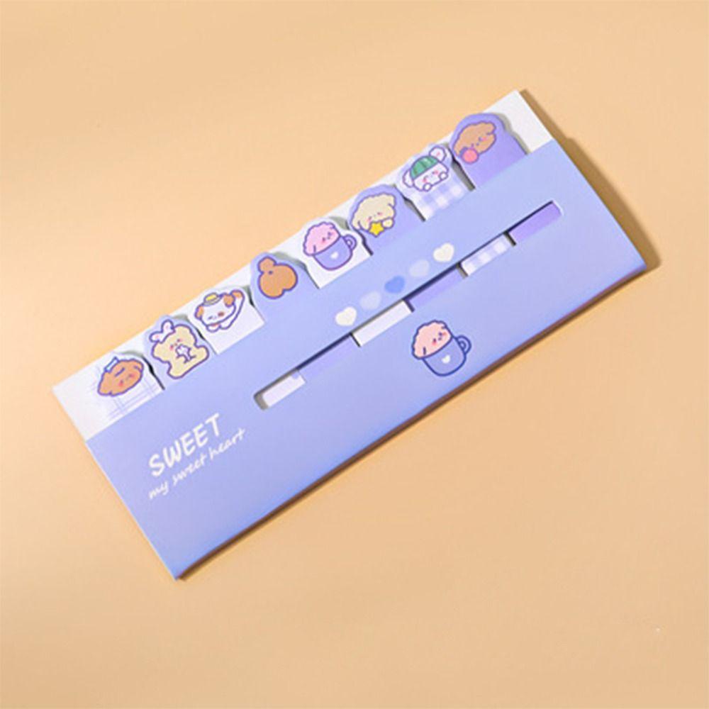 [Elegan] Sticky Notes Label 120lembar Kawaii Sticky Notes Perlengkapan Kantor Alat Tulis Siswa Label Bookmark