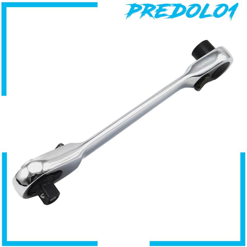 [Predolo1] Kunci Pas Ratchet Mini1Per4 &quot;Kepala Dual Drive Kecil Dan Portabel Tahan Lama 107mm