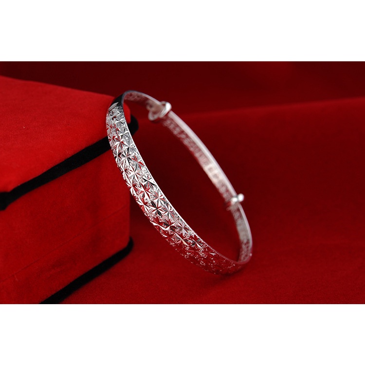 Goldkingdom Aksesoris Perhiasan Fashion Ready Stock Desain Minoritas Gelang Perak Gelang Bayi Bintang Berlapis Perak Wanita &amp;#039; s Perhiasan Eropa Dan Amerika