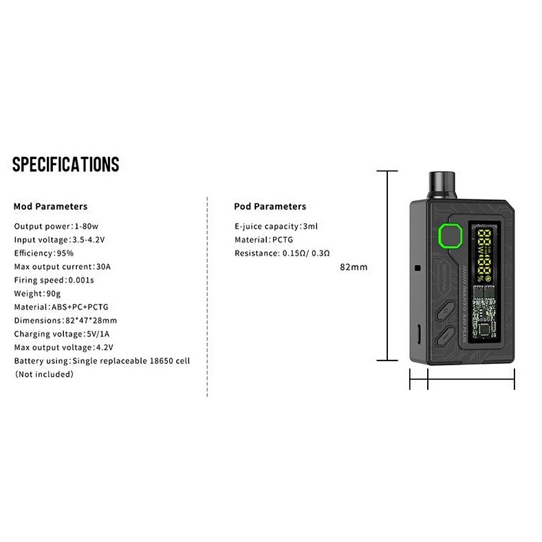 NEW &amp; AUTHEN POD KIT MANTO BY RINCOE - AIO PLUS