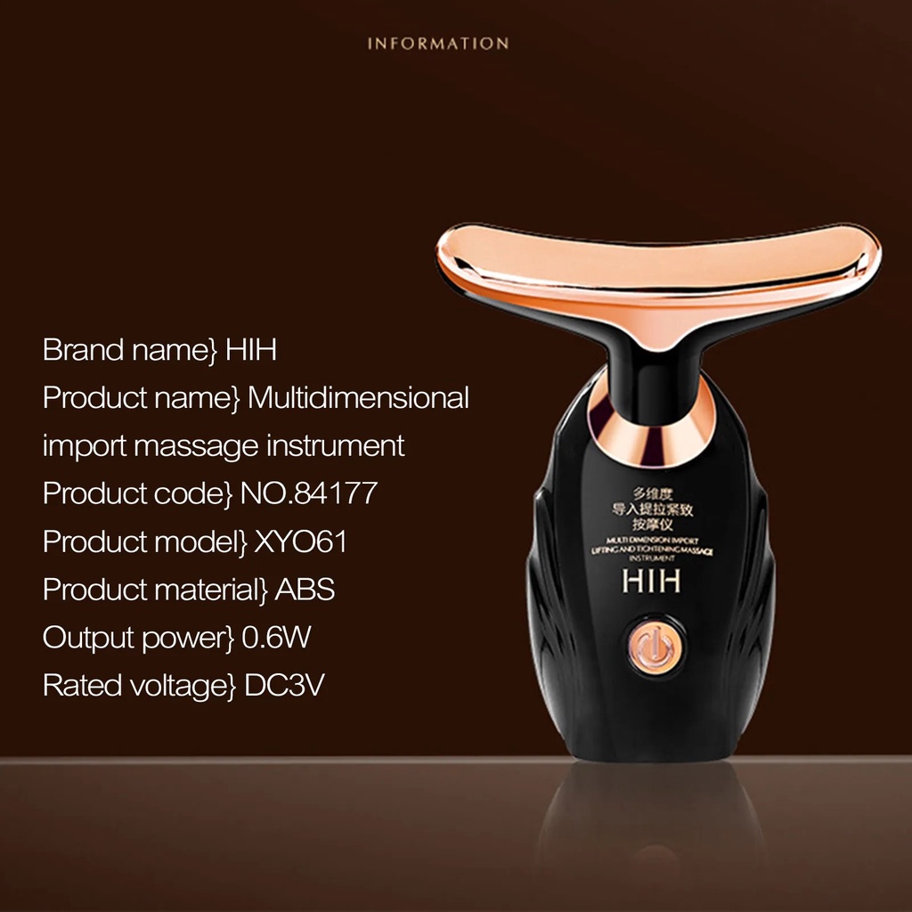 Alat Pijat Getar Multifungsi Ultrasonic Massage High Frequency Lifting And Tightening Massager