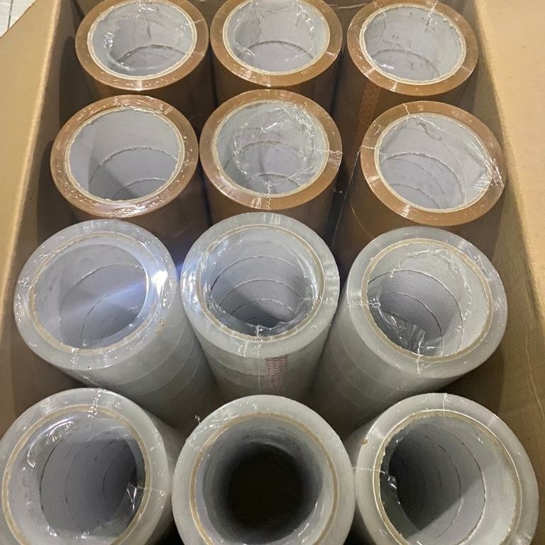 

lakban 90 yard murah 45 & 48 mm || Lakban star tape - bening, 48 Mantap